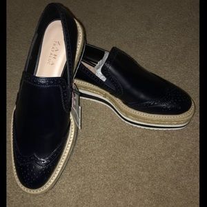 Zara Platform Oxfords Size 37/6.5 womens NWT